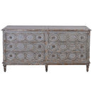 Balmoral Distressed Timber Chest of Drawers-Dovetailed &amp; Doublestitched