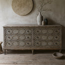 Balmoral Distressed Timber Chest of Drawers-Dovetailed &amp; Doublestitched