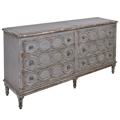 Balmoral Distressed Timber Chest of Drawers