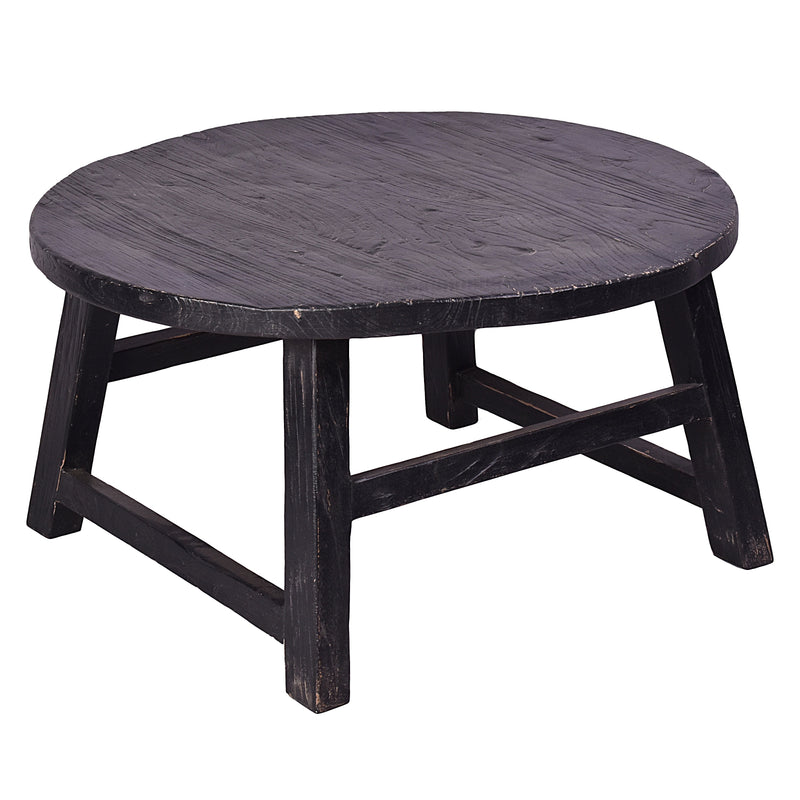 Barn Coffee Table - Small - Black-Dovetailed &amp; Doublestitched
