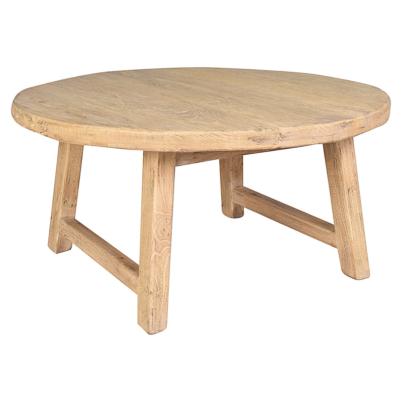 Barn Coffee Table - Small - Natural-Dovetailed &amp; Doublestitched