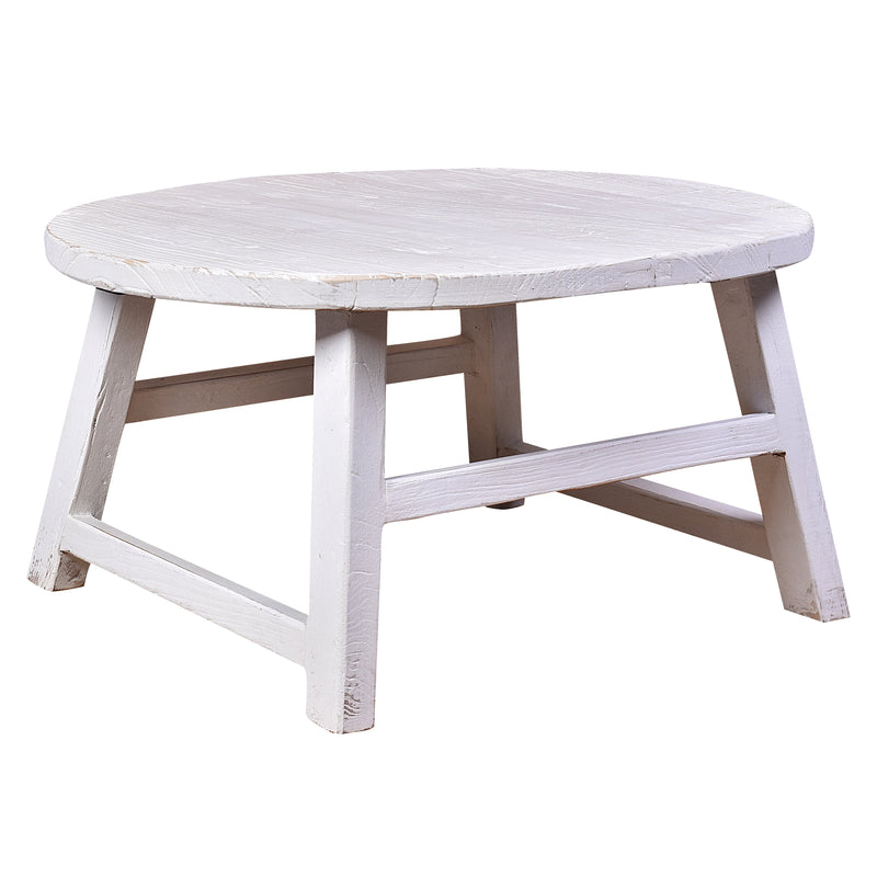 Barn Coffee Table - Small - White-Dovetailed &amp; Doublestitched