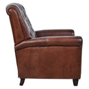 Beckett Vintage Leather Recliner-Dovetailed &amp; Doublestitched