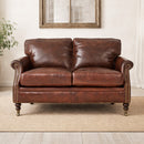 Belgrave Vintage Leather 2 Seater Sofa-Dovetailed &amp; Doublestitched