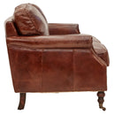 Belgrave Vintage Leather 3 Seater Sofa-Dovetailed &amp; Doublestitched
