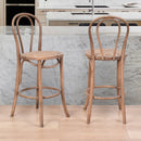 Bentwood Counter Stool Natural-Dovetailed &amp; Doublestitched