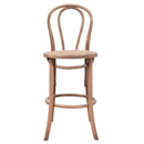 Bentwood Counter Stool Natural-Dovetailed &amp; Doublestitched