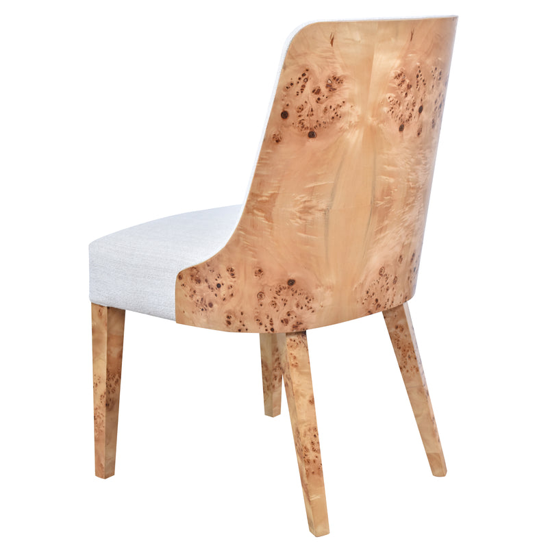 Bernadette Linen Dining Chair-Dovetailed &amp; Doublestitched