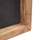 Block Timber Wall Art 62x82 - Brown on Black-Dovetailed &amp; Doublestitched