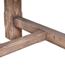 Bowen Arch 2.5m Reclaimed Timber Dining Table-Dovetailed &amp; Doublestitched