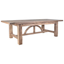 Bowen Arch 2.5m Reclaimed Timber Dining Table-Dovetailed &amp; Doublestitched