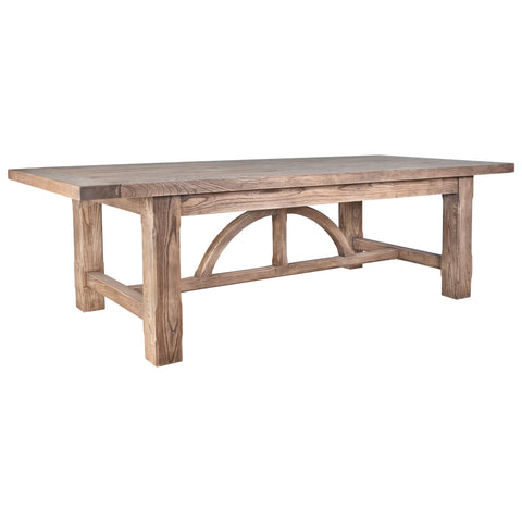 Bowen Arch 2.5m Reclaimed Timber Dining Table