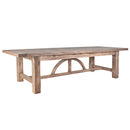 Bowen Arch 3.2m Reclaimed Timber Dining Table-Dovetailed &amp; Doublestitched