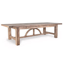 Bowen Arch 3.2m Reclaimed Timber Dining Table-Dovetailed &amp; Doublestitched