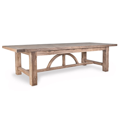 Bowen Arch 3.2m Reclaimed Timber Dining Table