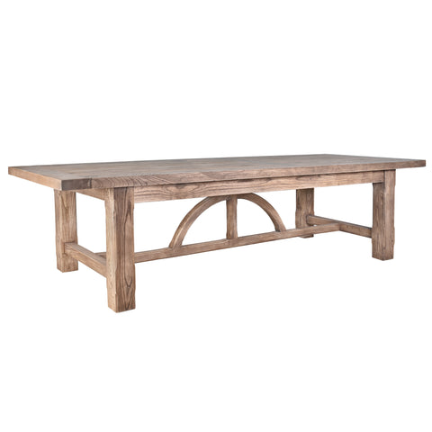 Bowen Arch 3.2m Reclaimed Timber Dining Table