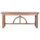 Bowen Arch Reclaimed Timber Console-Dovetailed &amp; Doublestitched