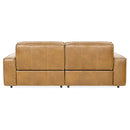 Bradley Tan Leather 3 Seater Recliner Sofa-Dovetailed &amp; Doublestitched