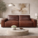Bradley Vintage Leather 3 Seater Recliner Sofa-Dovetailed &amp; Doublestitched