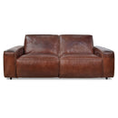 Bradley Vintage Leather 3 Seater Recliner Sofa-Dovetailed &amp; Doublestitched