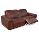 Bradley Vintage Leather 3 Seater Recliner Sofa-Dovetailed &amp; Doublestitched