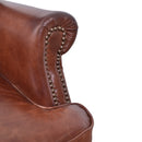 Brentford Vintage Leather Desk Chair-Dovetailed &amp; Doublestitched