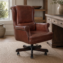 Brentford Vintage Leather Desk Chair