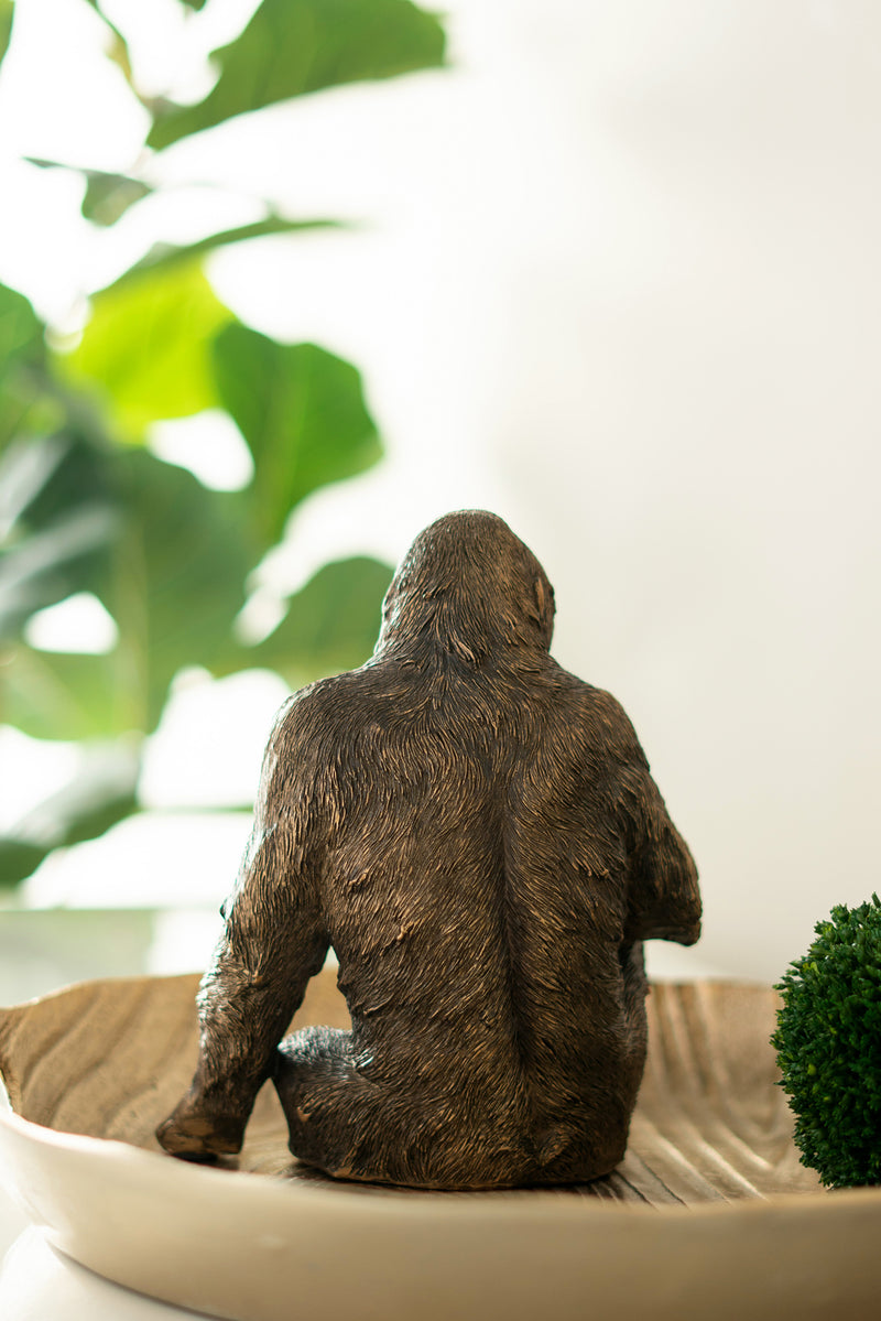 Bronze Gorilla Statue-Dovetailed &amp; Doublestitched