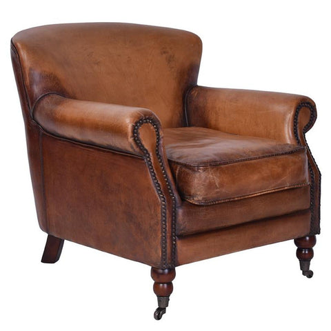 Bruges Vintage Leather Armchair