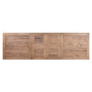 Old Elm  Double Extension Dining Table - Plank Top