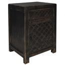 Beijing Bedside Cabinet Pair - Black