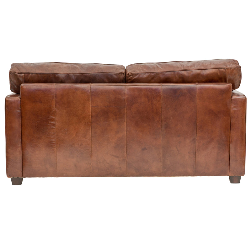 Cadogan Vintage Leather 2 Seater Sofa-Dovetailed &amp; Doublestitched