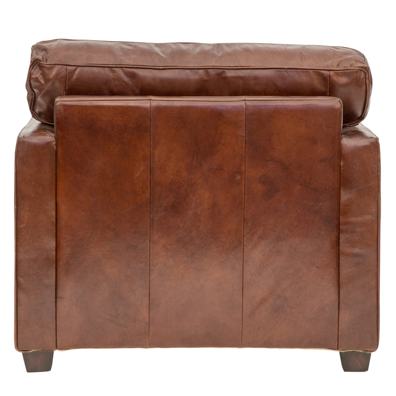 Cadogan Vintage Leather Armchair-Dovetailed &amp; Doublestitched