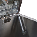 Callahan Vintage Leather Bar Cart-Dovetailed &amp; Doublestitched