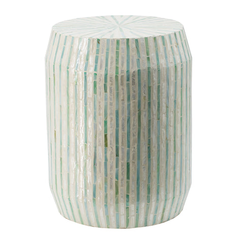 Capiz Cylindrical Stool
