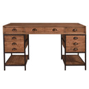 Captain's Farmhouse Timber Desk-Dovetailed &amp; Doublestitched