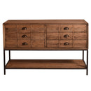 Captain's Recycled Timber Sideboard-Dovetailed &amp; Doublestitched