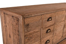 Captain's Recycled Timber Sideboard-Dovetailed &amp; Doublestitched