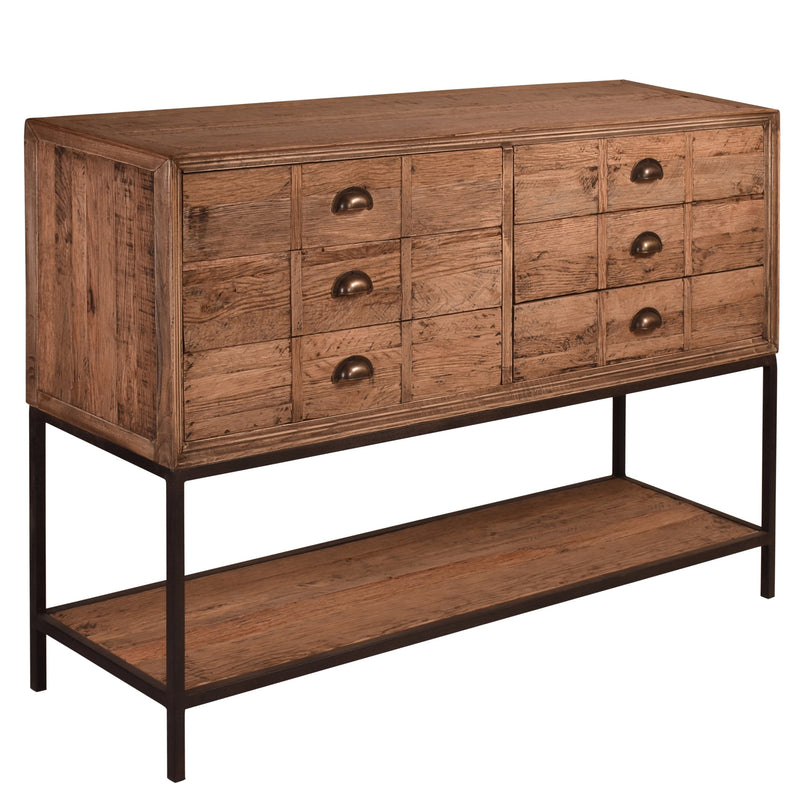 Captain's Recycled Timber Sideboard-Dovetailed &amp; Doublestitched