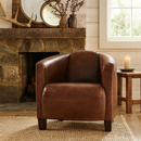 Carlton Vintage Leather Tub Chair