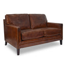 Carre Vintage Leather 2 Seater Sofa-Dovetailed &amp; Doublestitched