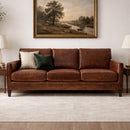 Carre Vintage Leather 3 Seater Sofa-Dovetailed &amp; Doublestitched