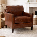 Carre Vintage Leather Armchair-Dovetailed &amp; Doublestitched
