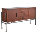 Carter Vintage Leather Buffet-Dovetailed &amp; Doublestitched