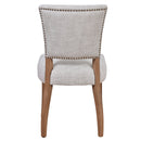 Cartier Dove Grey Linen Dining Chair Briarsmoke-Dovetailed &amp; Doublestitched