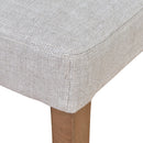 Cartier Dove Grey Linen Dining Chair Briarsmoke-Dovetailed &amp; Doublestitched