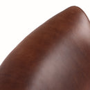 Cartier Leather Counter Stool in Briarsmoke-Dovetailed &amp; Doublestitched
