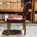 Cartier Leather Dining Chair in Briarsmoke-Dovetailed &amp; Doublestitched