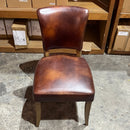 Cartier Leather Dining Chair in Briarsmoke-Dovetailed &amp; Doublestitched