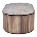 Celine Old Elm Coffee Table-Dovetailed &amp; Doublestitched
